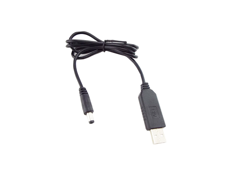 USB 5V to 5.5mm DC Male 12V Cable - Image 1